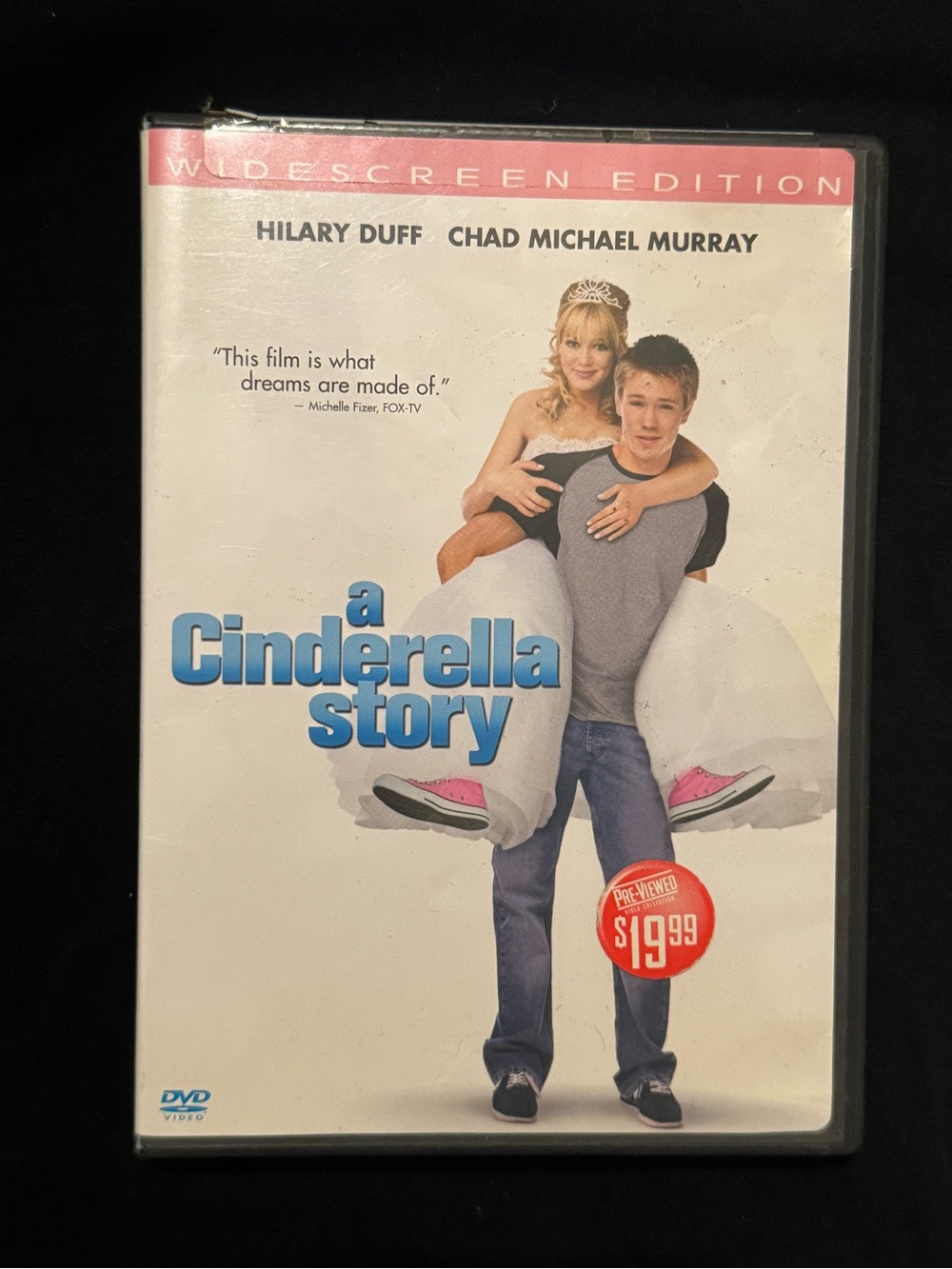 A Cinderella Story DVD Widescreen Edition - White & Pink Cover